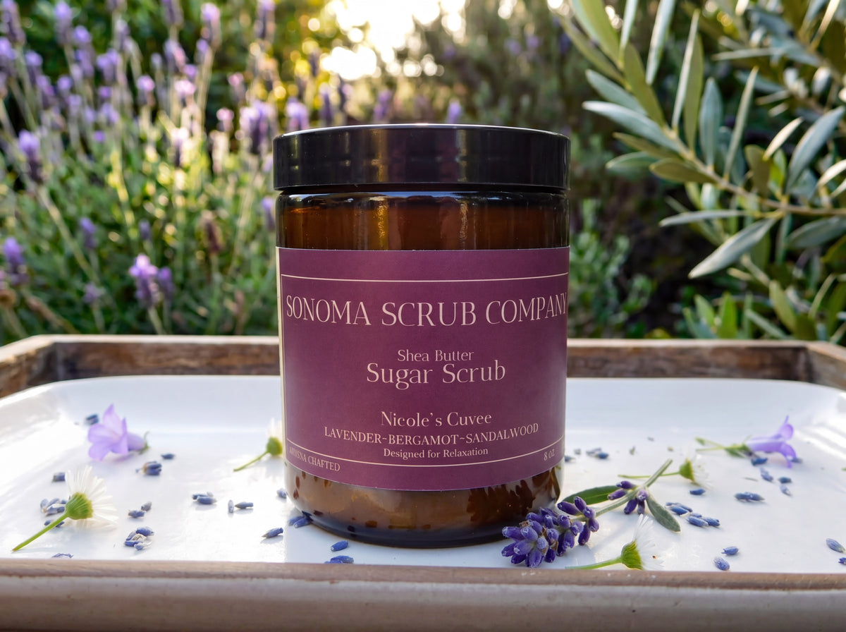 Shea Butter Sugar Scrub- Nicole's Cuvee 8oz