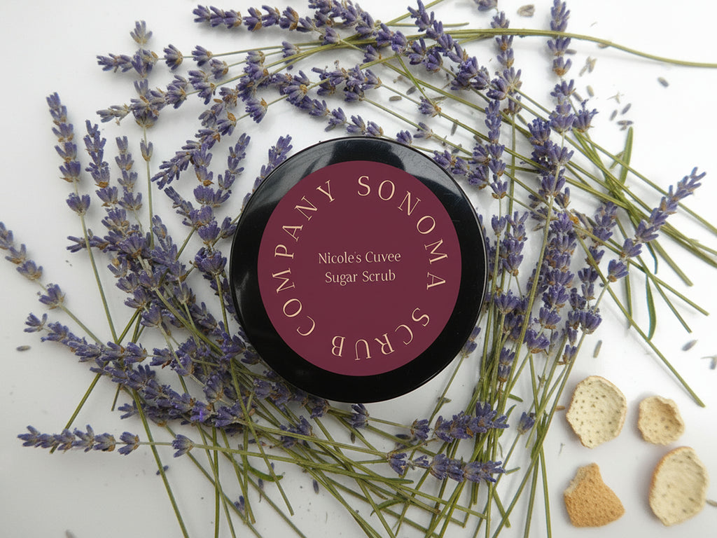 Shea Butter Sugar Scrub- Nicole's Cuvee 2oz